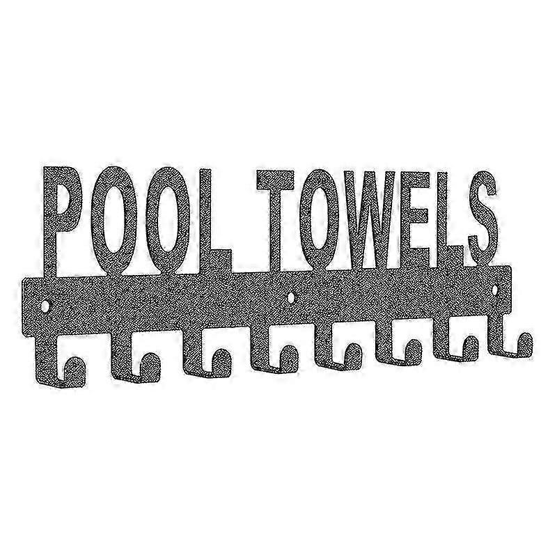 Pool Towel Rack Outdoor Wall Mount Towel Holder Towel Hooks For Bathroom Towel Hanger For Pool Area