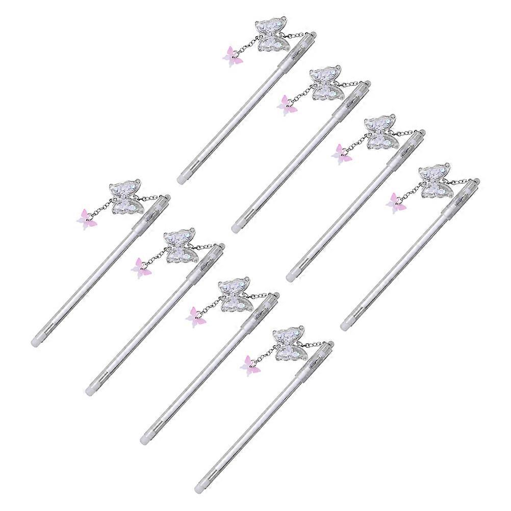 Beautiful Pens Kids Cylindrical Waterproof Archival Use Practical Design For Sharing With Classmates 8Pcs