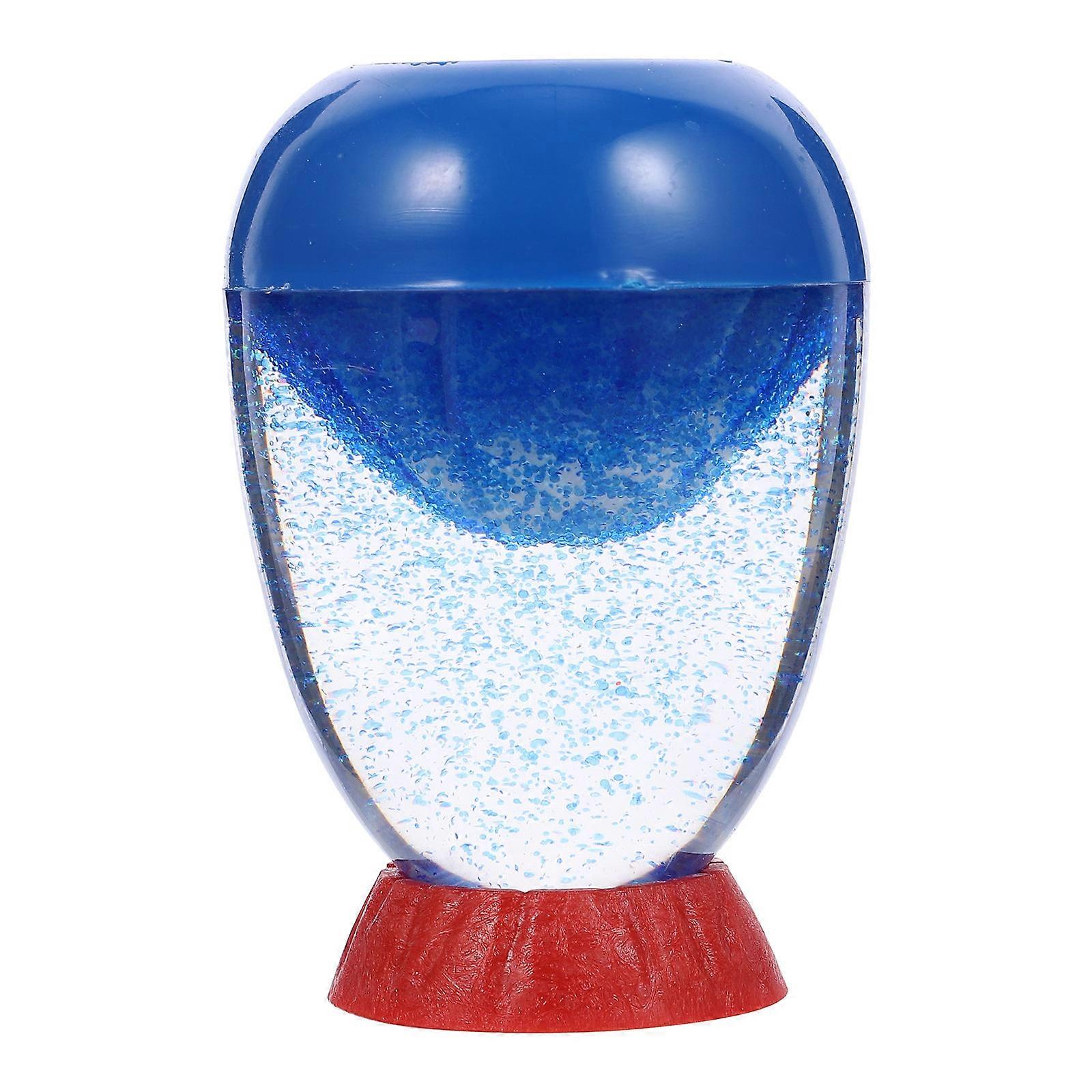Sand Timer Ornament Resin Material Imitation Volcanic Eruption For Family And Friends 9X6.5X6.5cm 1Pack
