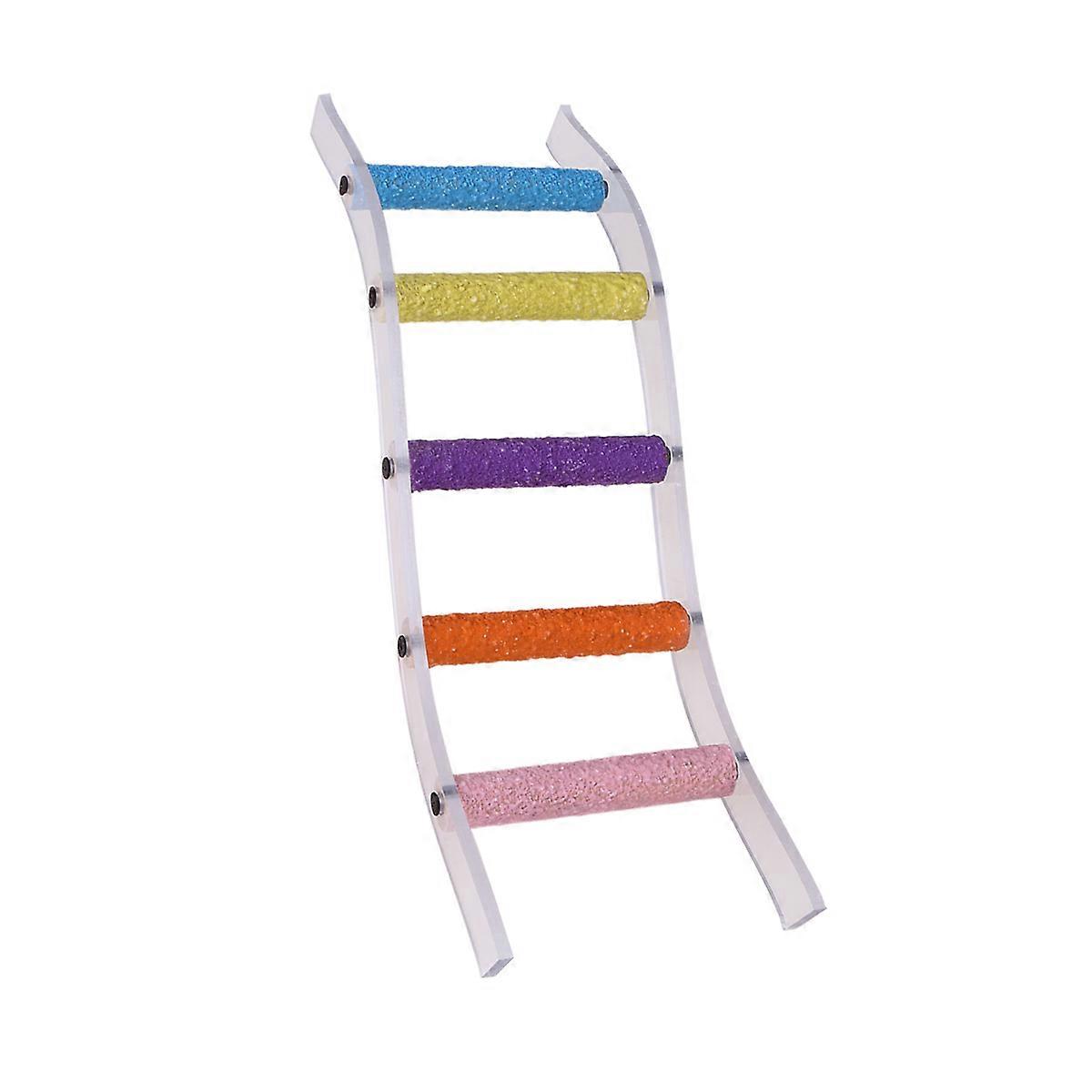 Ladder Toys For Hamster Climbing Ladder Multi-Color 38x11x2cm Playing Prop Pet Game Toy 1Pack