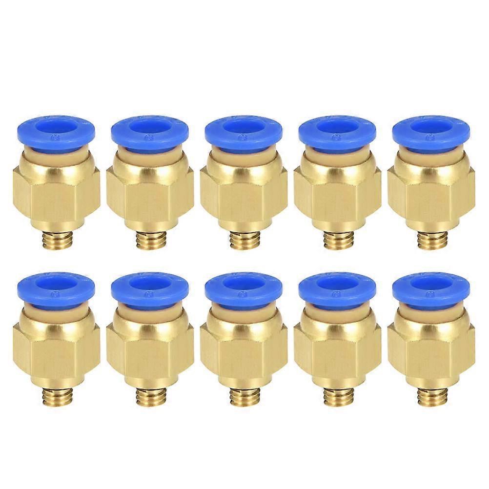 Air Straight Quick Fitting 3D Printer Pneumatic Fitting Push to Connect 3D Printing 2X1.2CM Small 10Pcs