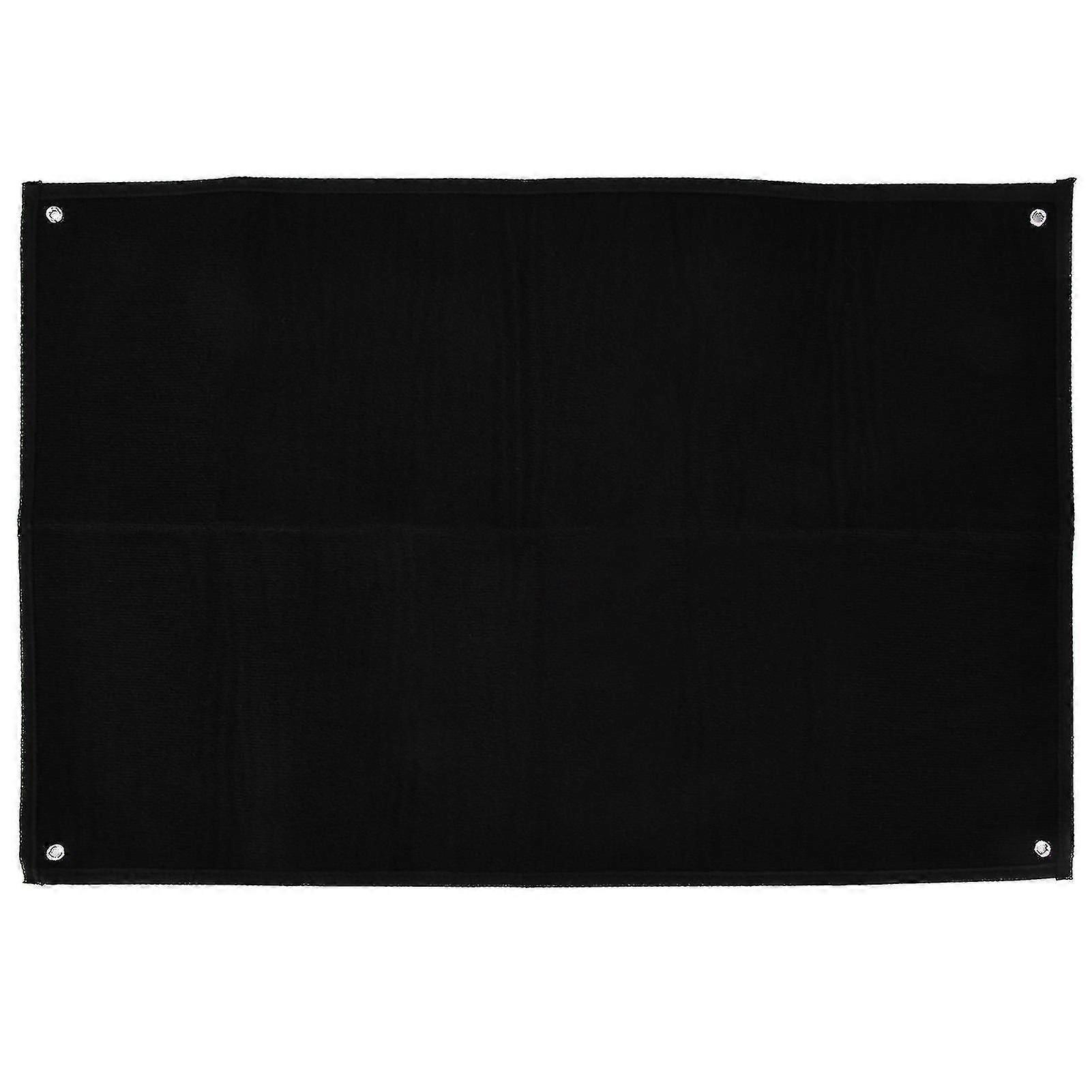 Military Patch Collection Display Panel Wall Hanging Holder For Morale Hook And Loop Emblemsblack