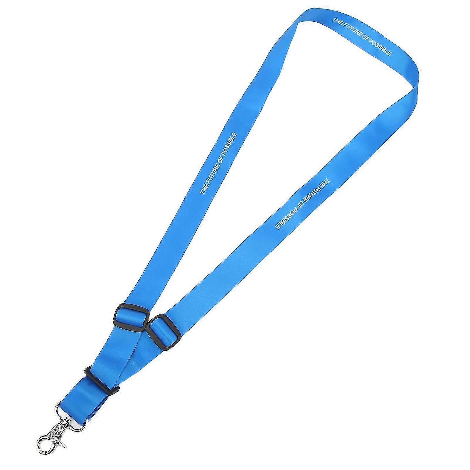 Remote Controller Lanyard Neck Strap Nylon Hanging Safety Strap with Adjustable Buckle for FPV Remote Controller Blue
