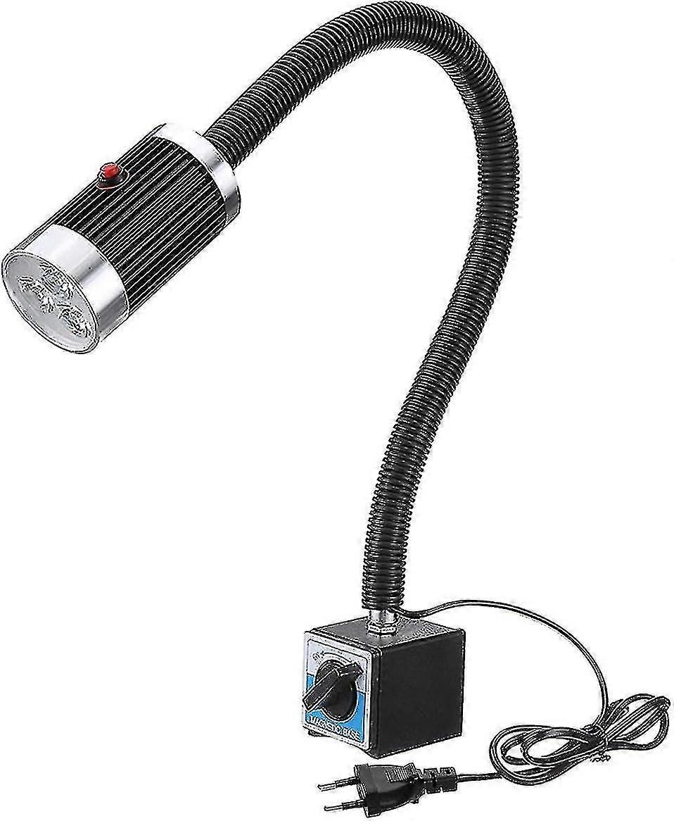 Machine light with magnetic base, 9w LED lathe light, flexible, waterproof, with magnetic base suita