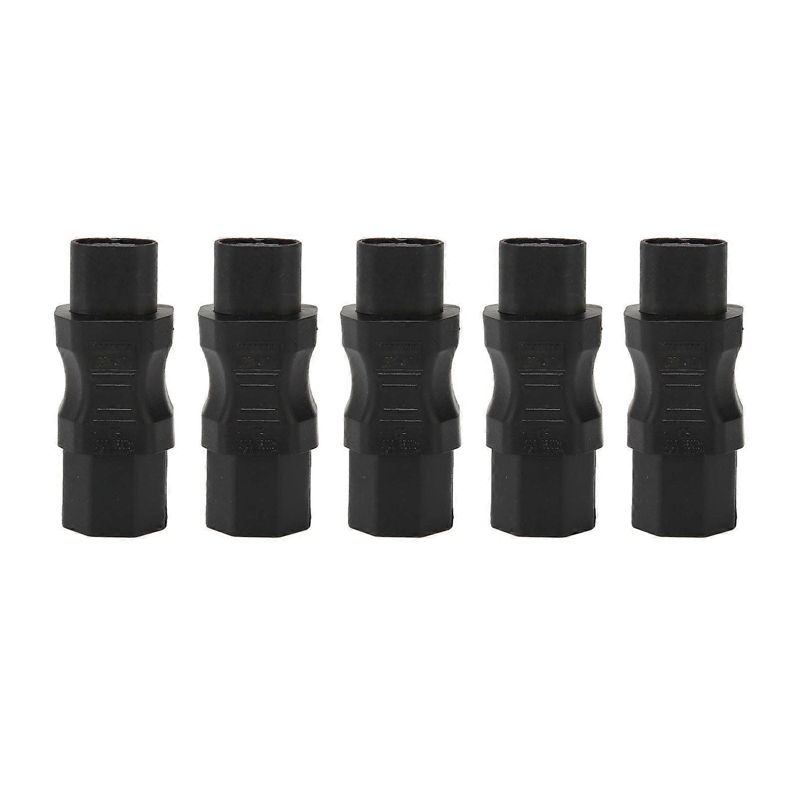 5pcs IEC320 C8 to C13 2500W 10A 2.5A Power Adapter for PDU Chassis Laptop Computer Room 250V