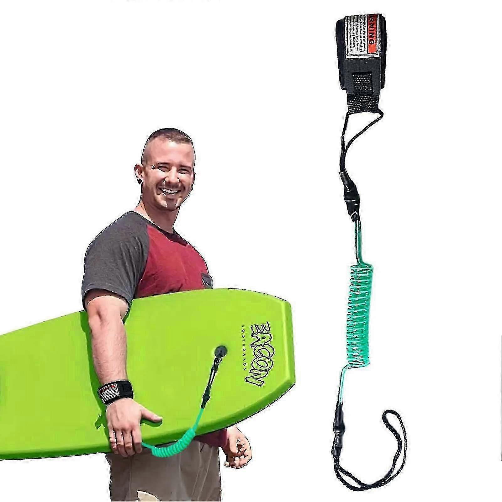 Adjustable All-Round Safety Surf Board Leash with Easy Pull Tab for Training Exercise