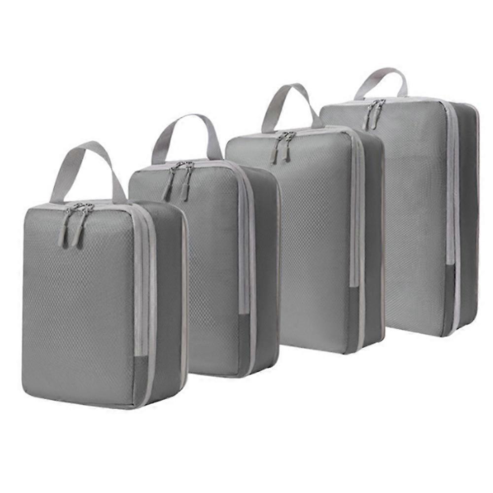 4Pcs Storage Bags Compression Travel Packing Organizer Storage Box