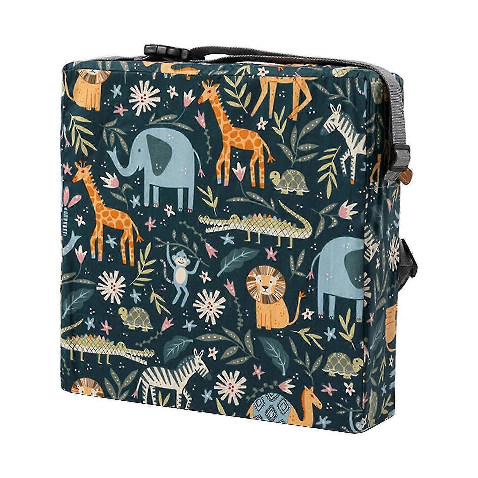 Toddler Booster Seat For Dining Table Toddler Cushion Portable Booster Seat Baby Adjustable Kids Chair Heightening Pad Dinosaur Lion
