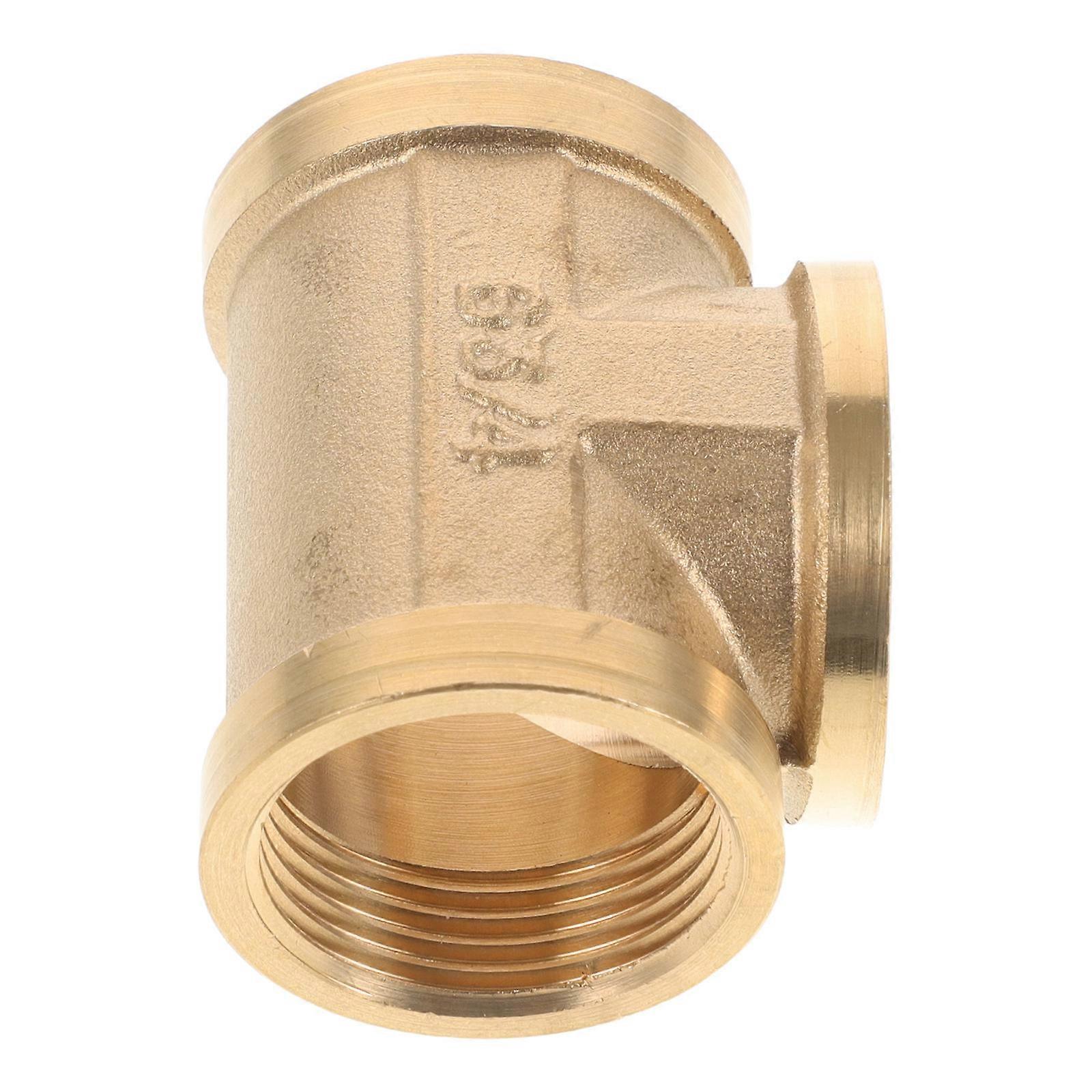 Tee Pipe Fitting Replacement Copper Tee Connector For Residential Use 1Pack