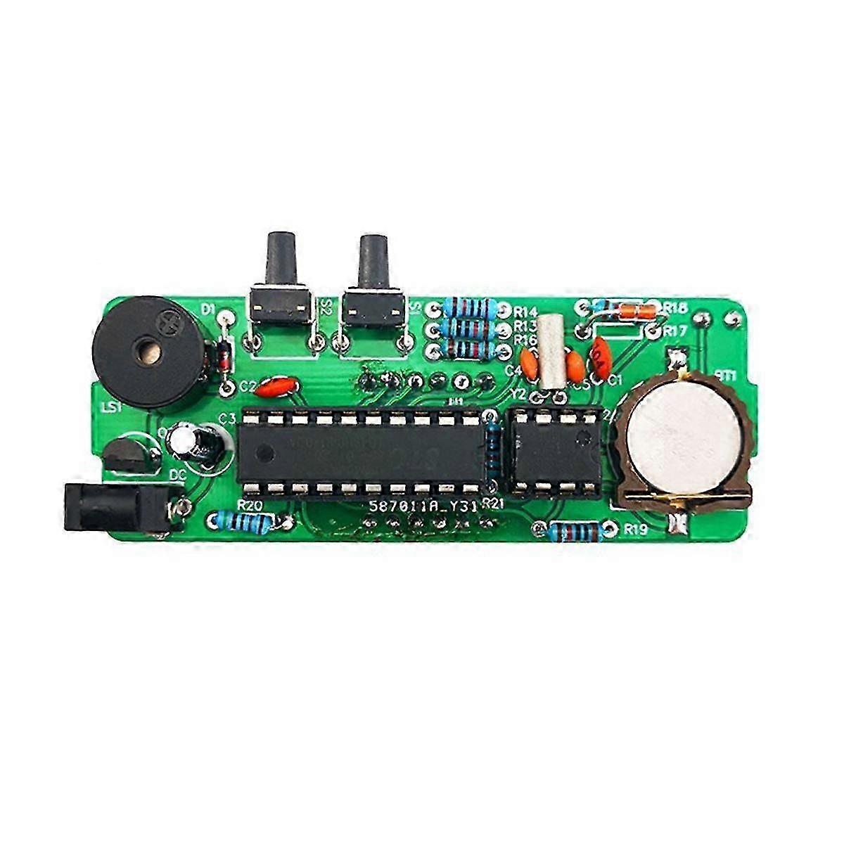 4-Digit Digital DIY Clock Kit with Acrylic Shell, DIY Alarm Clock Soldering Practice Kit for Electronics Learning
