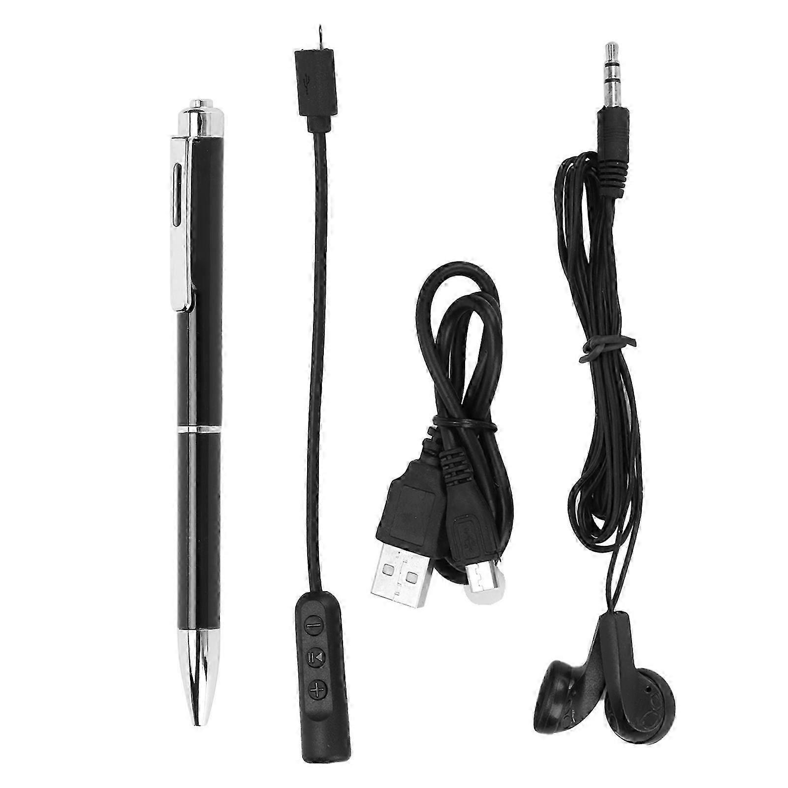 Portable Voice Recorder Pen 16GB with Noise Cancellation for Meeting and Interview Recording