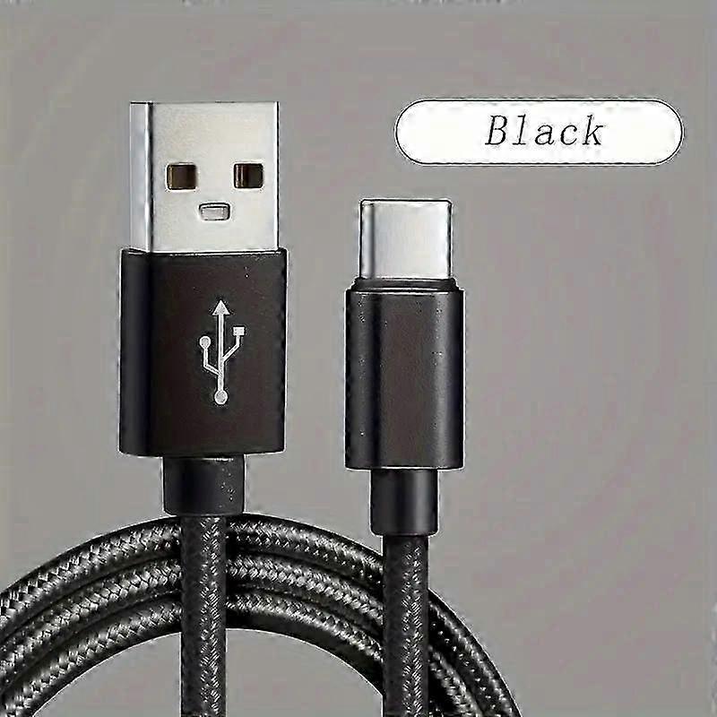 High-Speed USB Type-C Fast Charging Cable 3.3ft/6.6ft/9.9ft for Android Phones - Compatible With Various Brands