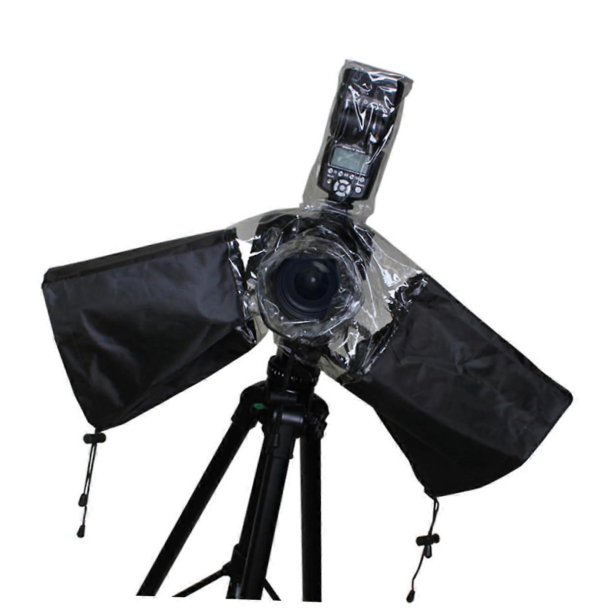 SLR Camera Rain Protection Cover - Waterproof Shield for Digital Cameras, Snow and Rain Gear with Lens Protection, Compatible with DSLR Models