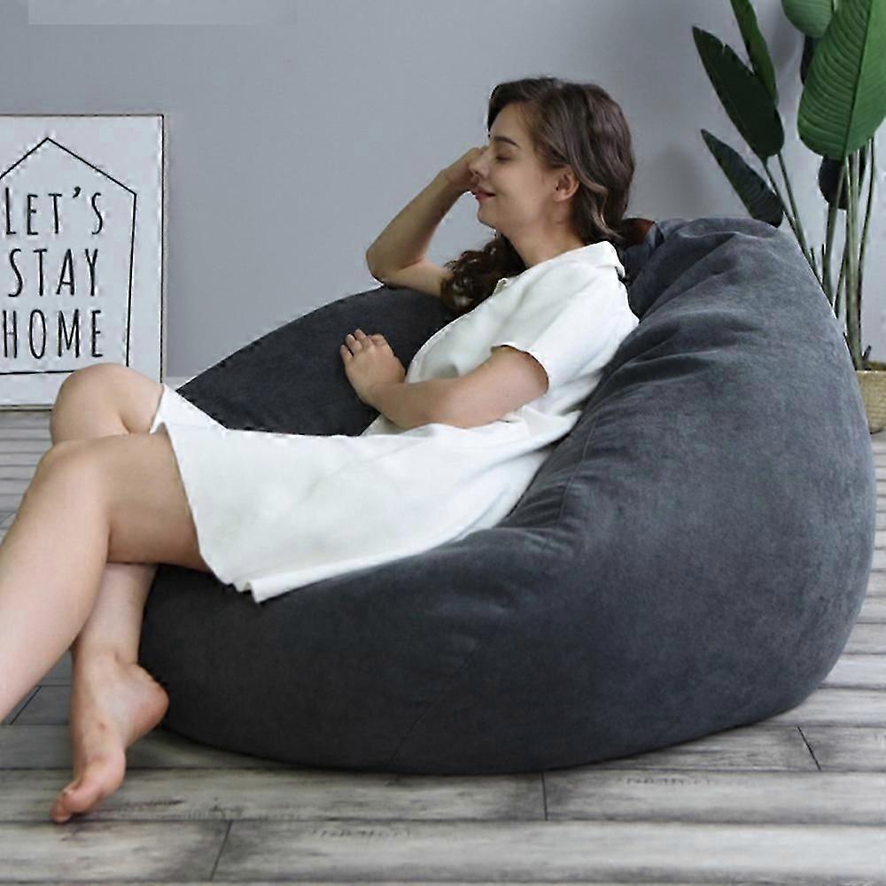 Helt ny extra stor säcksäck, soffa, sofföverdrag, inomhus, lazy solstol för vuxna och barn, rea!