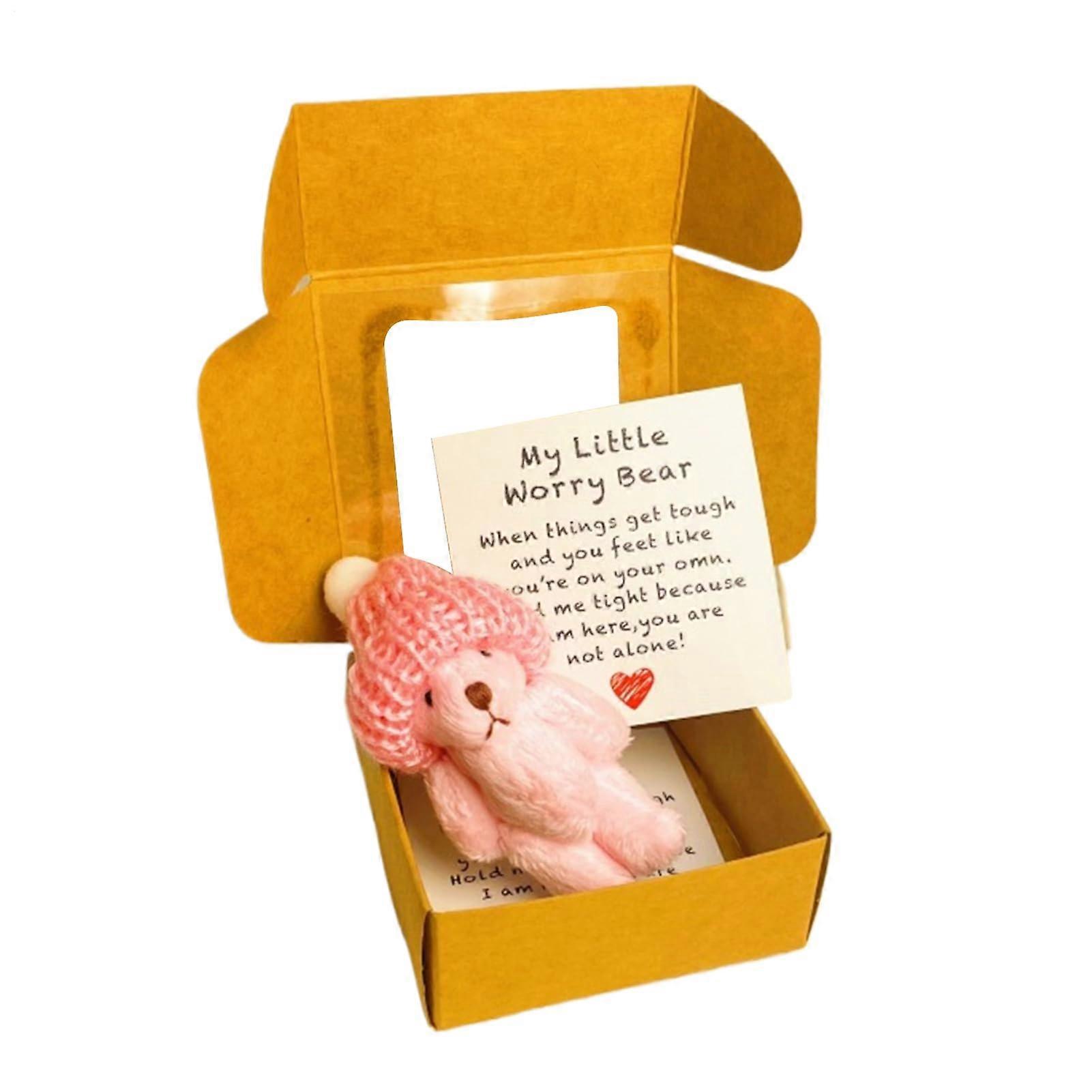 Bear Stuffed Animal, Small Handmade Bear, Soft Plush Design, Gifting Box Packaging