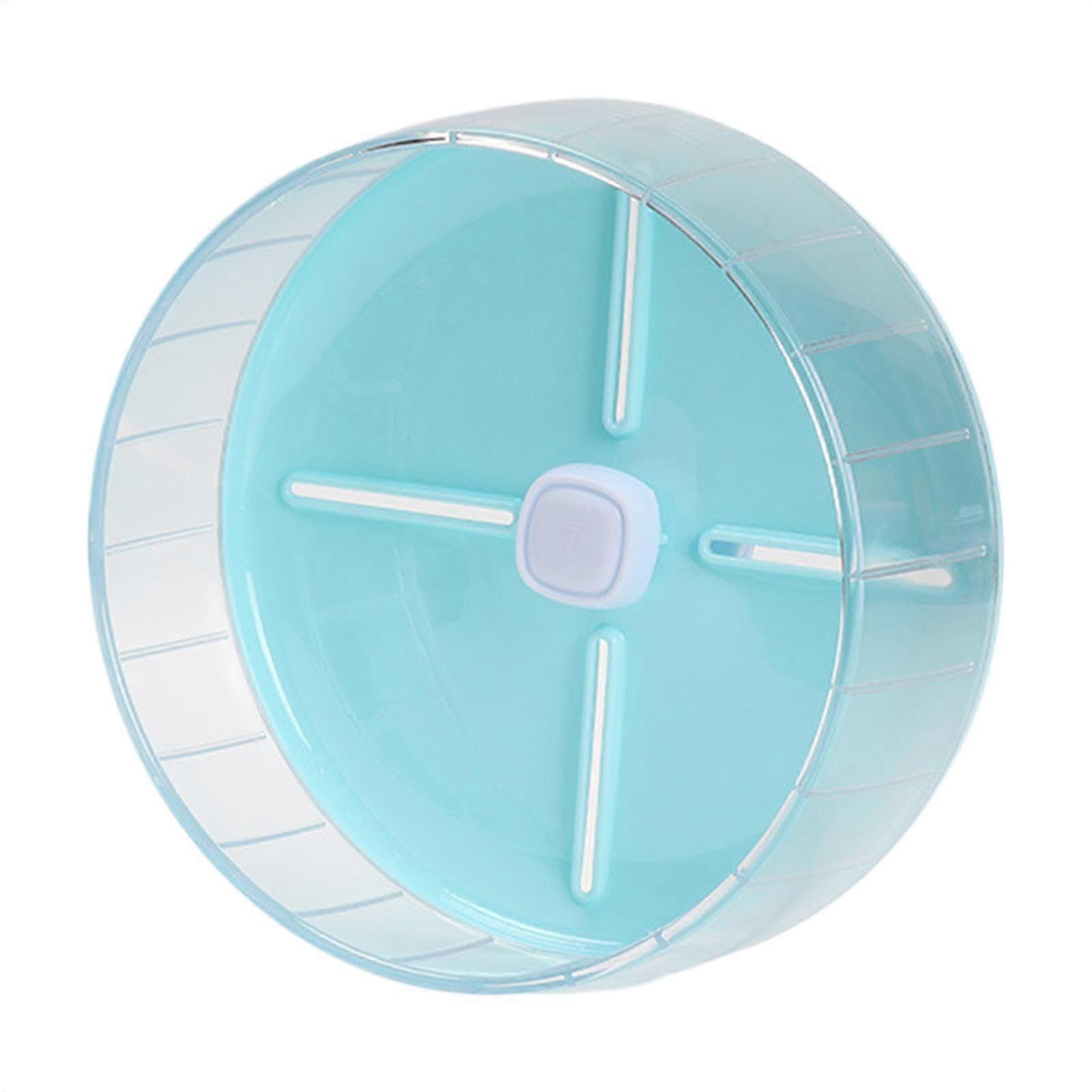 Hamster wheel, running wheel for hamsters, hamster exercise wheels prevent stress, toys for hamsters, gerbils, mice, and other small pets, blue