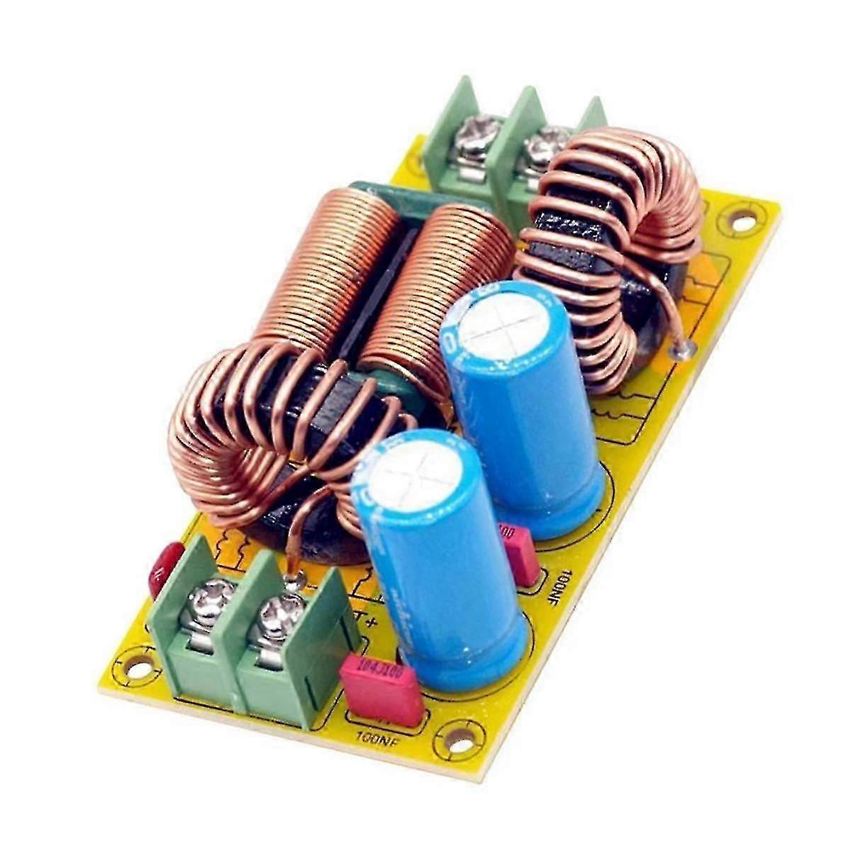 20A DC LC-filter EMI elektromagnetisk interferensfilter Emc FCC høyfrekvent strømfiltrering for