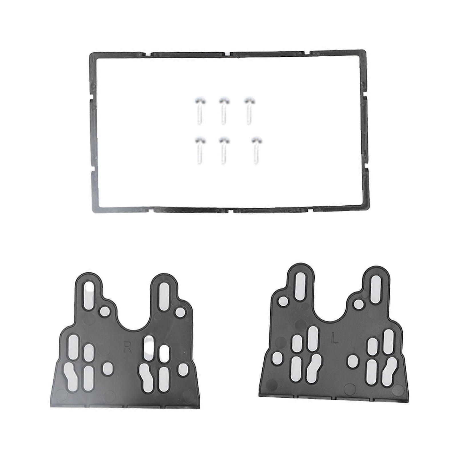 2‑DIN Fascia Dash Kit Car Radio o DVD Stereo Center Control Decor Fit for Yaris/Vitz/Platz 05‑11