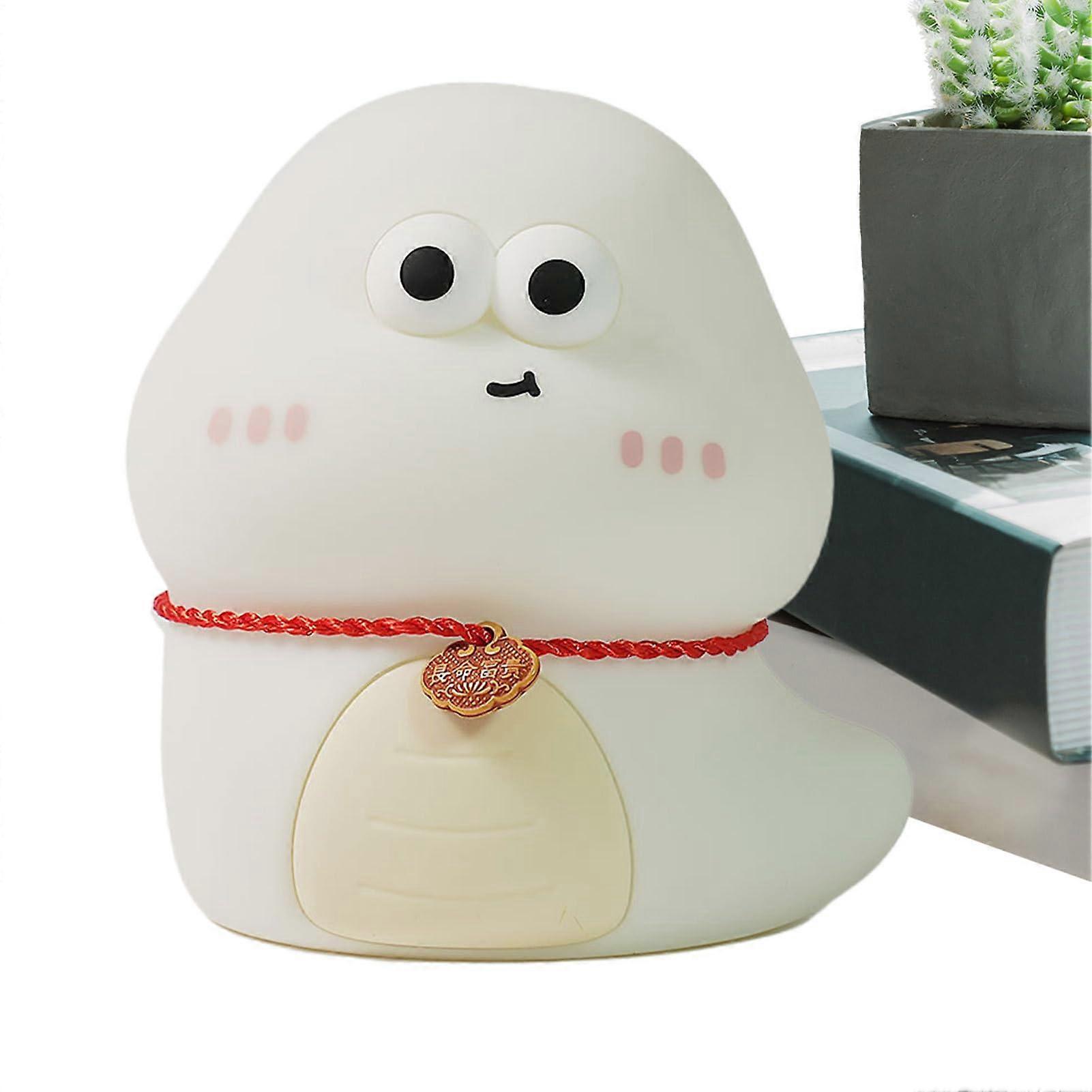 LED Night Light, Rechargeable Silicone Touch Lamp, Cute Snake Design, Soft Bedside Reading Light for Breastfeeding
