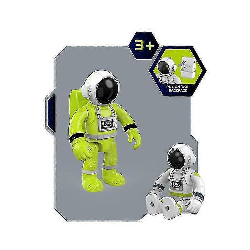Acousto Optic Space Rocket Toy Astronaut Spaceship Model Shuttle Space Station Aviation Series Child Gift