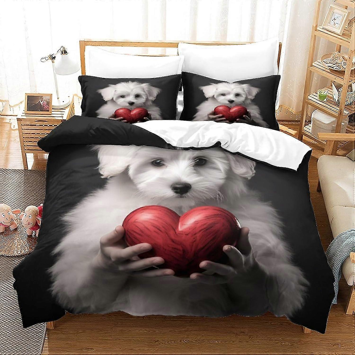 Set di biancheria da letto per cuccioli carino da pezzi con