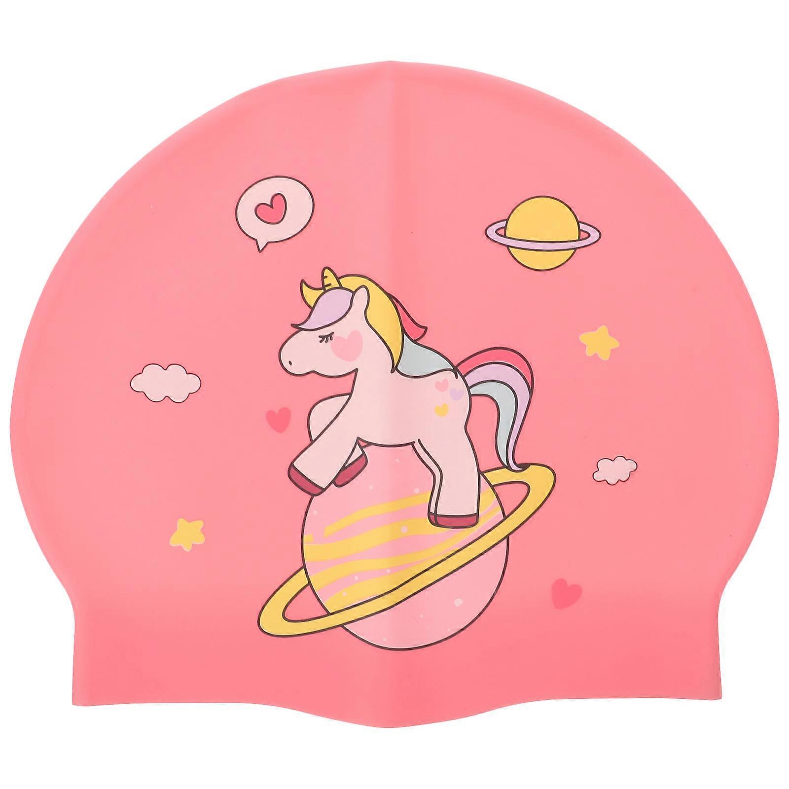 Children Swimming Cap Silicone Material For Swimming 1Pack