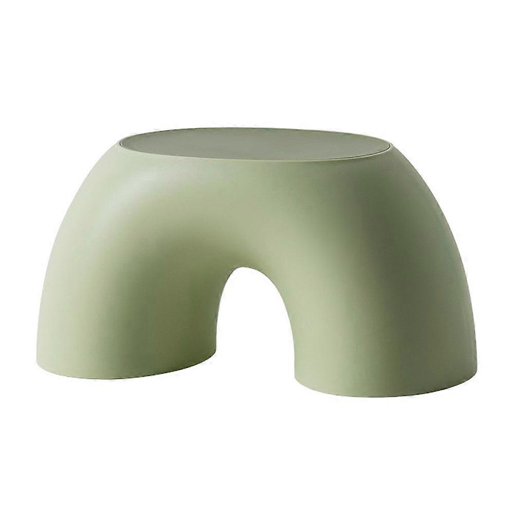 Low Footstool Small Step Stool for Kitchen Use Green PP Plastic Comfortable 14.2×7.5×7.3in 1Set