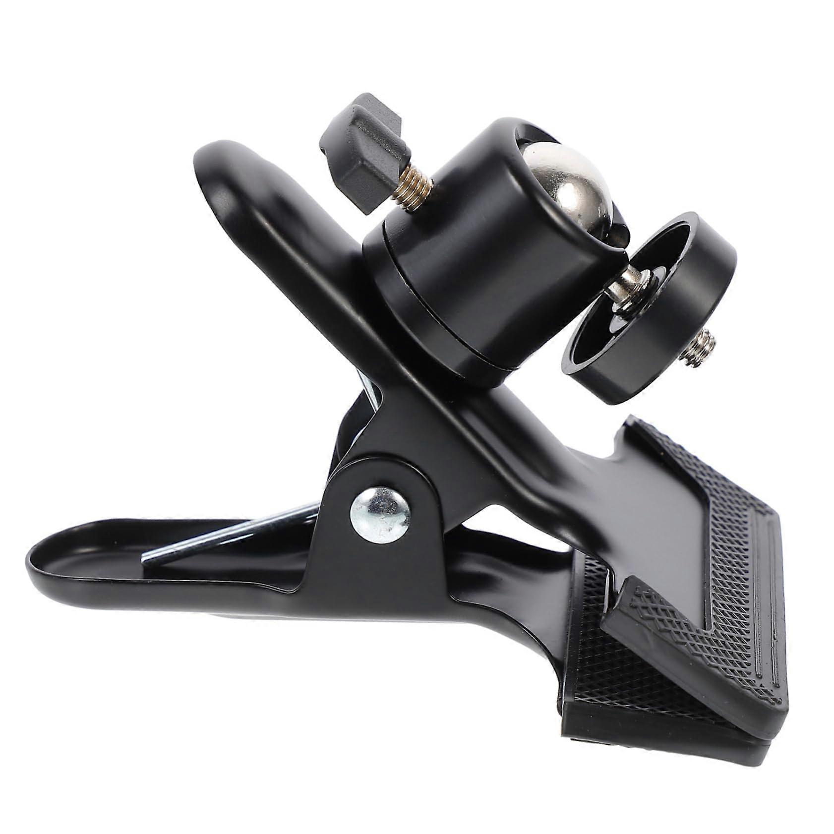 Strong Clamp Camera Tripod Camera Accessories Background Clip Clamp Mounting Blocks Tripod Mount Backdrop Clips Camera Mount Plastic Black