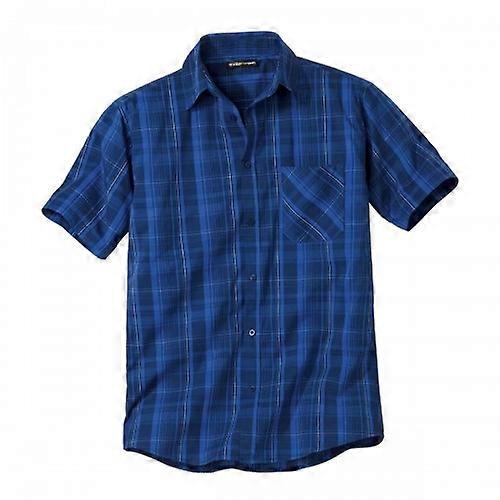 Atlas For Men Mens Checked Stretch Shirt