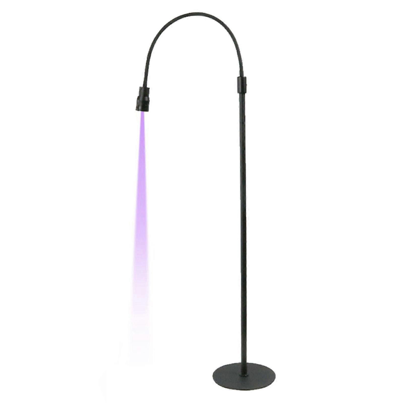 UV Eyelash Light with Foot Pedal, Adjustable Gooseneck, LED, UV Nail Lamp (EU Plug 5W)