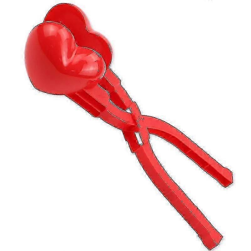 Plastic Winter Hart Sneeuwbal Maker