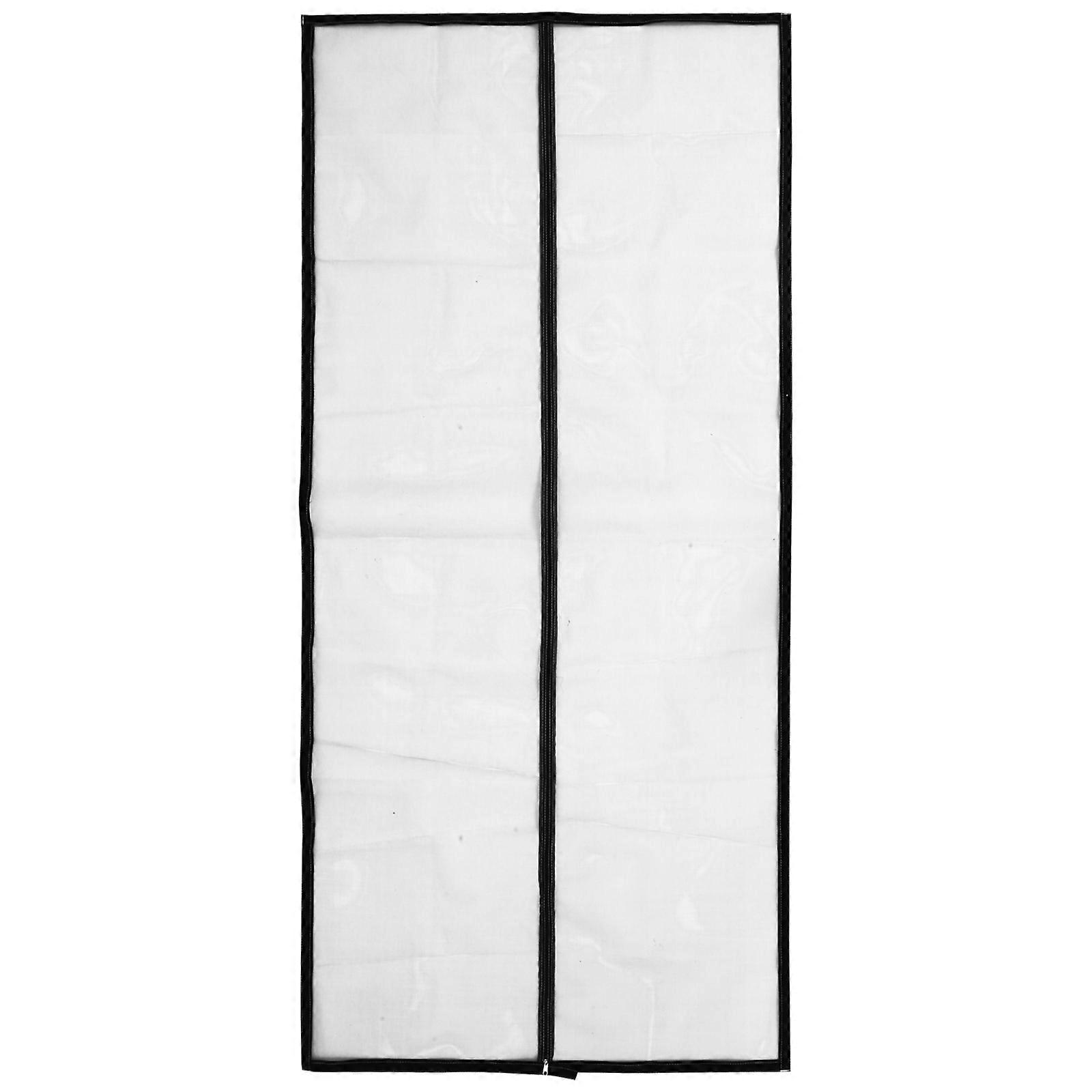 Pet Screen Door Cat Mesh Screen Installation Black 220.00X90.00X0.20cm 1Pack
