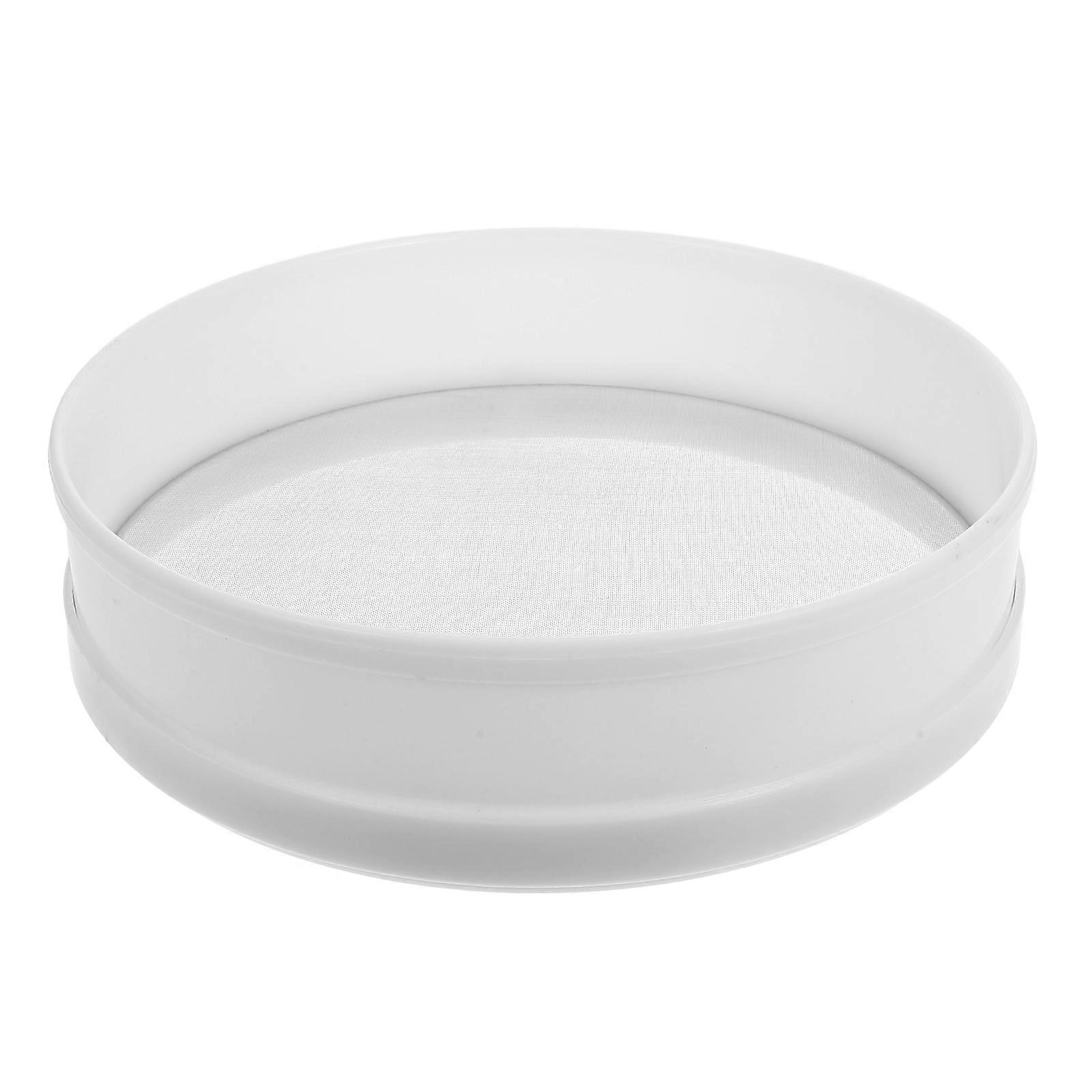 Flour Sieve for Baking Stainless Steel Fine Filtration Baking Supply Easy to Clean Round Shape 9.86X9.86X2.67IN 1Set