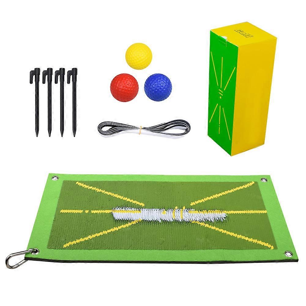 Golf Training Mat For Swing Detection Golf Training Aid For Indoor Outdoor