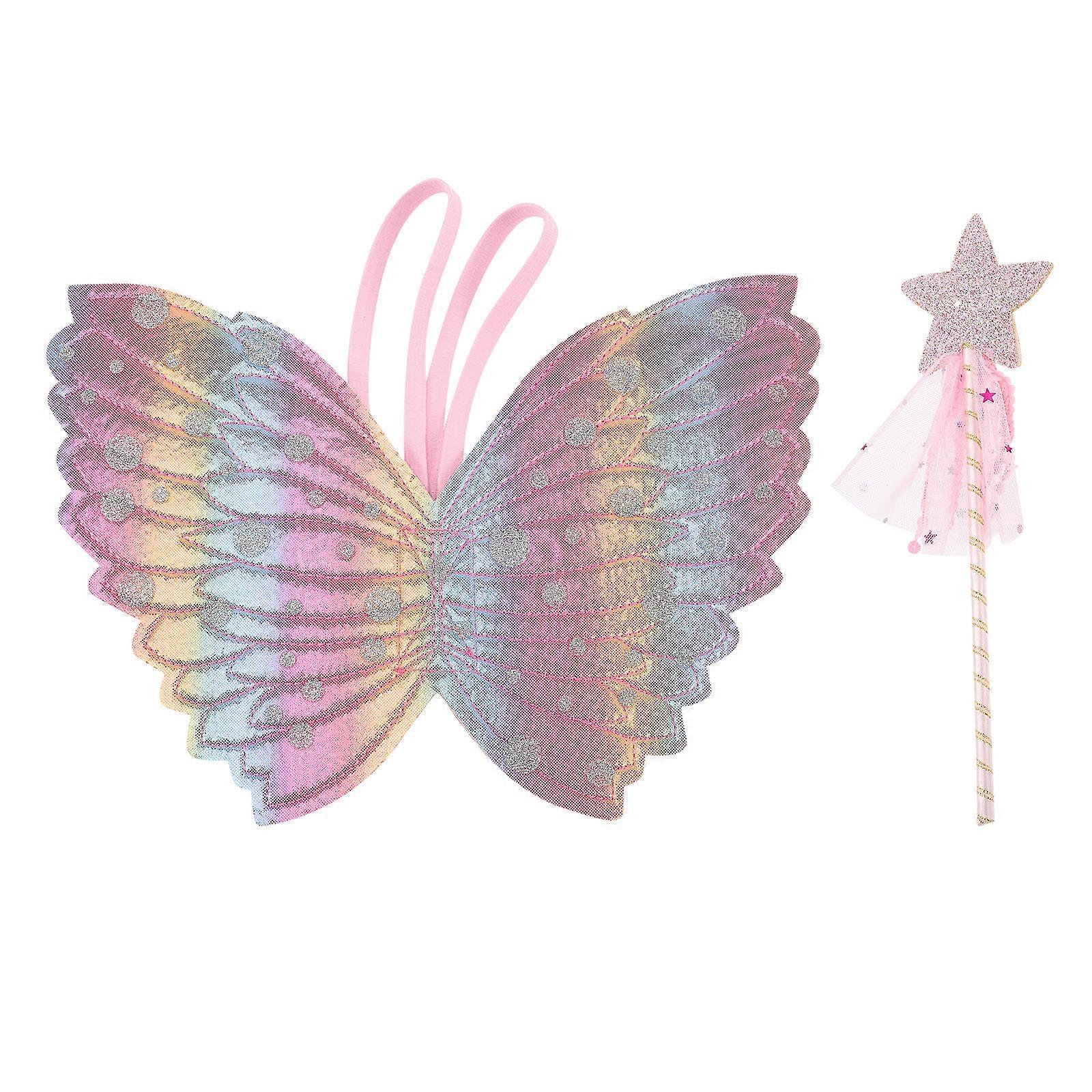 Fairy Costume Set with Angel Wings for Weddings, Parties, and Festivals – Creative Design, Comfortable and Safe