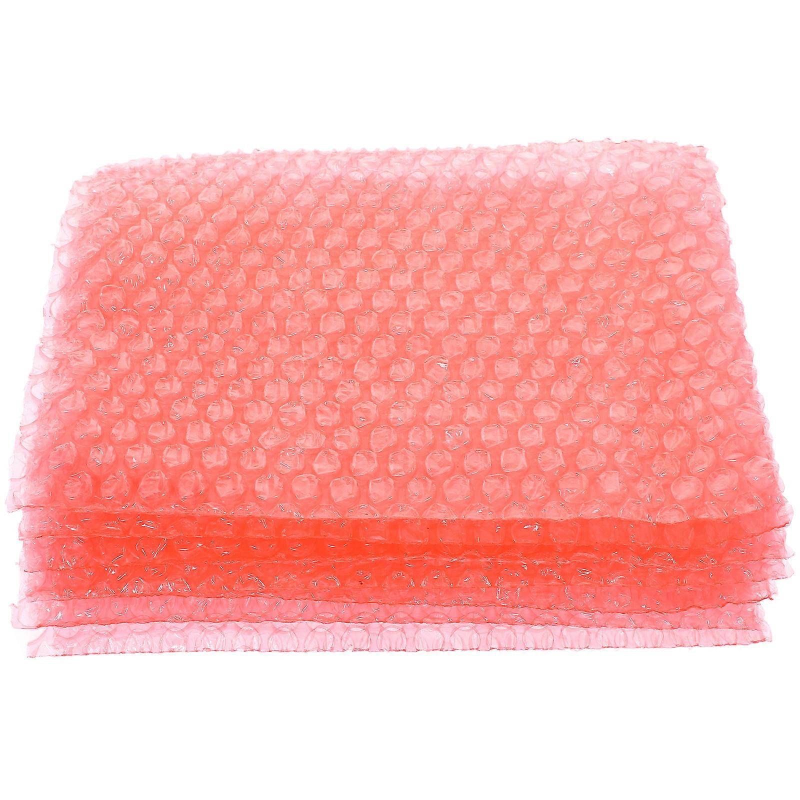 Shockproof Bubble Pouch 100Pcs Red Pe Packing Bubble Pouches Time-Saving Storage