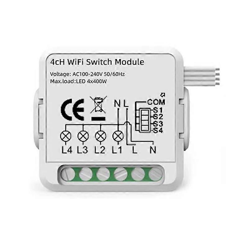 Smart Switch Modul 4CH WiFi