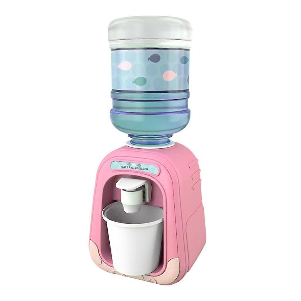 Scaled Beverage Dispenser Simulation Desktop Toy Role for Playing for Games Play Set Realistic Water Fountain Girl