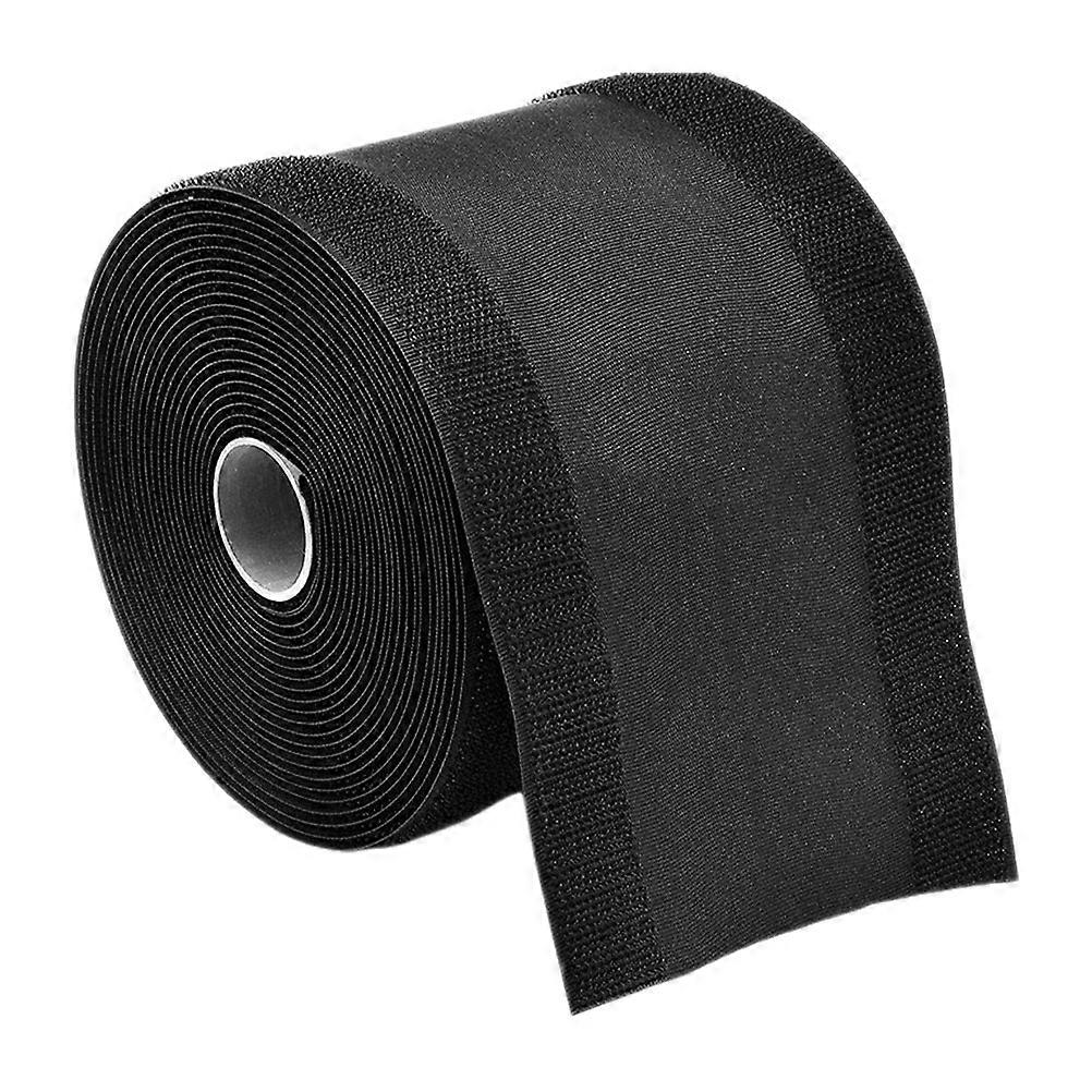 Floor Cable Cover for Home Black Polyester Nylon Carpet Protector with Unique Design and Enough Space for Cables 3 Meter