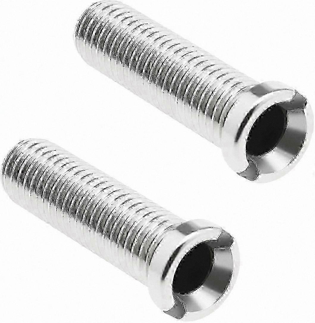 2-Pack Sink Strainer Connector Kit - M12 Threaded Waste Plug for Kitchen Basin Drains, Durable Stainless Steel Construction, 45mm Size for Secure Fit