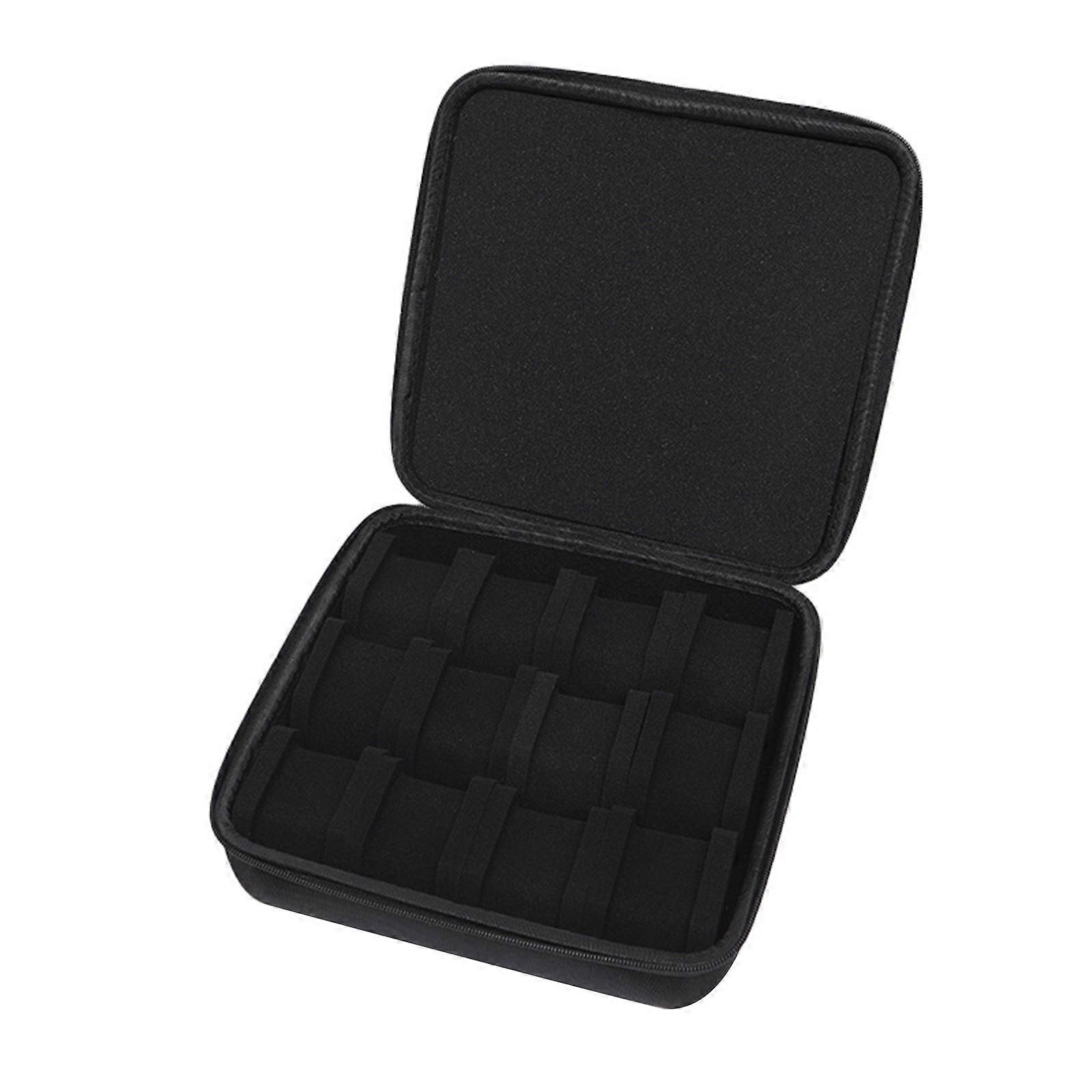 Portable Watch Holder With Soft Padding Designs Accessory for Organizing and Protecting Up To 12 Watches Storage