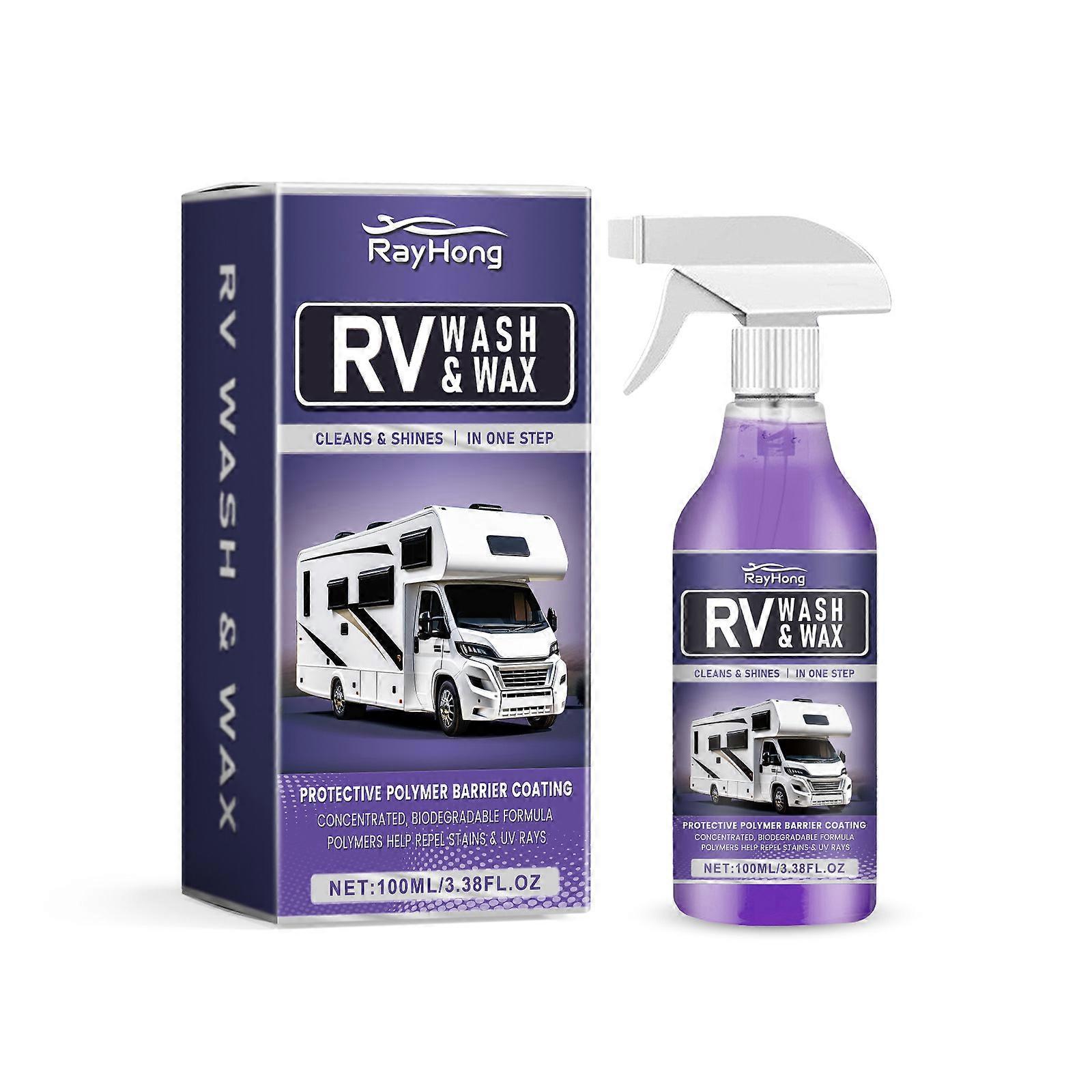 Rayhong RV cleaning solution One-step cleaning and easy decontamination and brightness like new UV light anti-light coating agent
