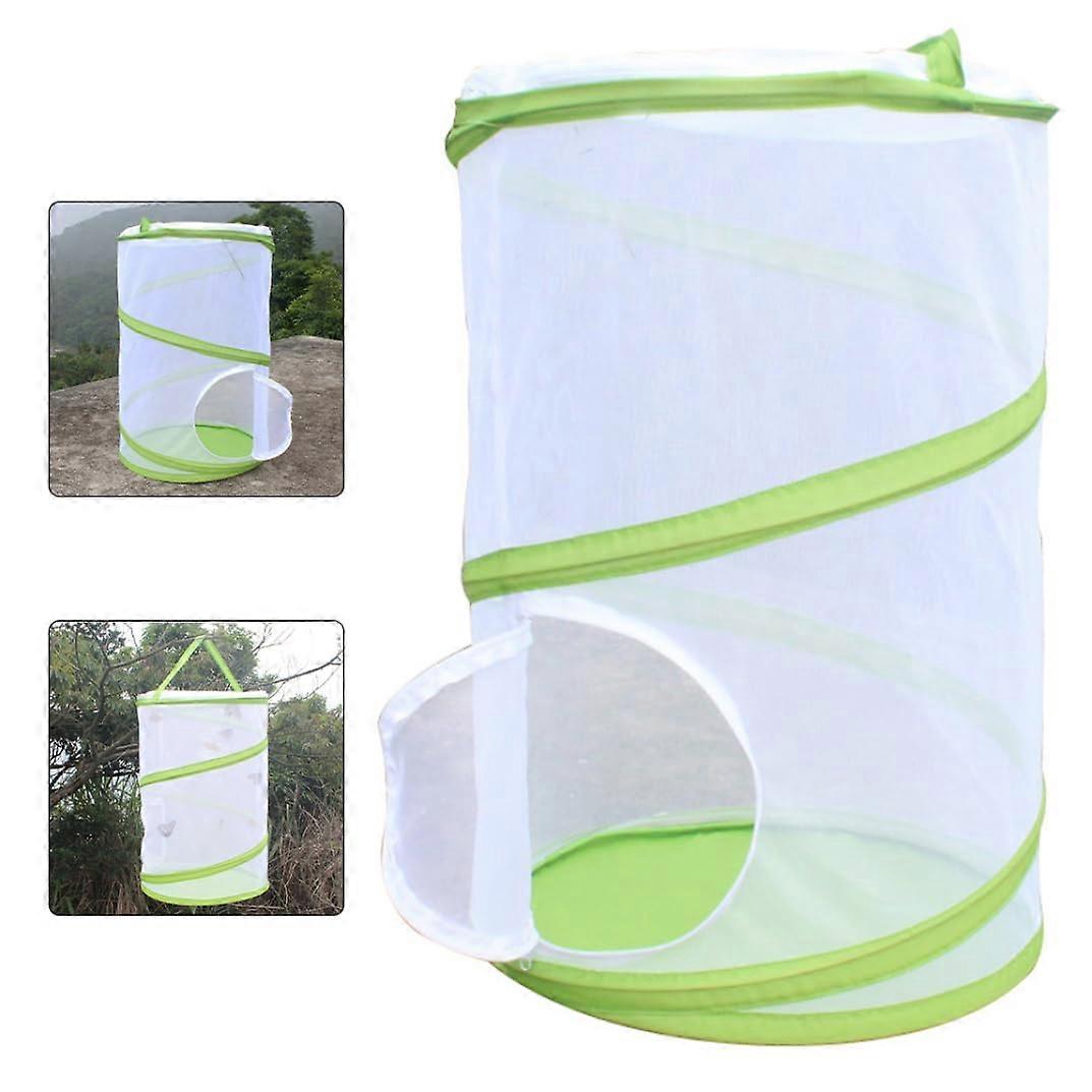Insect Habitat Cage Insect Caterpillar House Net Insect Terrarium Mesh Cage with Zip Protection L Insect Habitat Cage