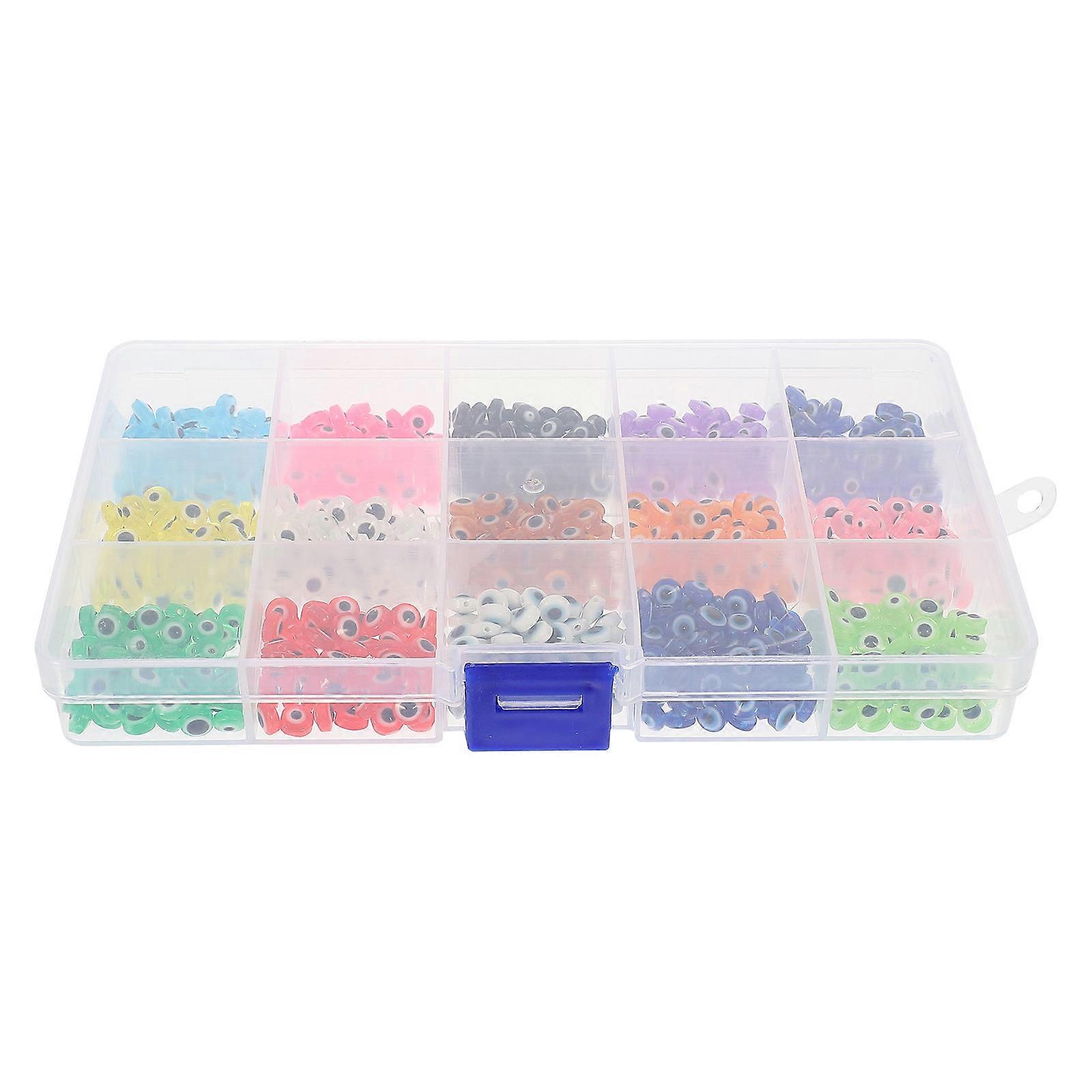 Evil Eye Resin Charms DIY Beads Durable Decorative Loose Beads for Jewelry Making Versatile Pendants for Necklaces Bracelets Earrings Halloween Crafts