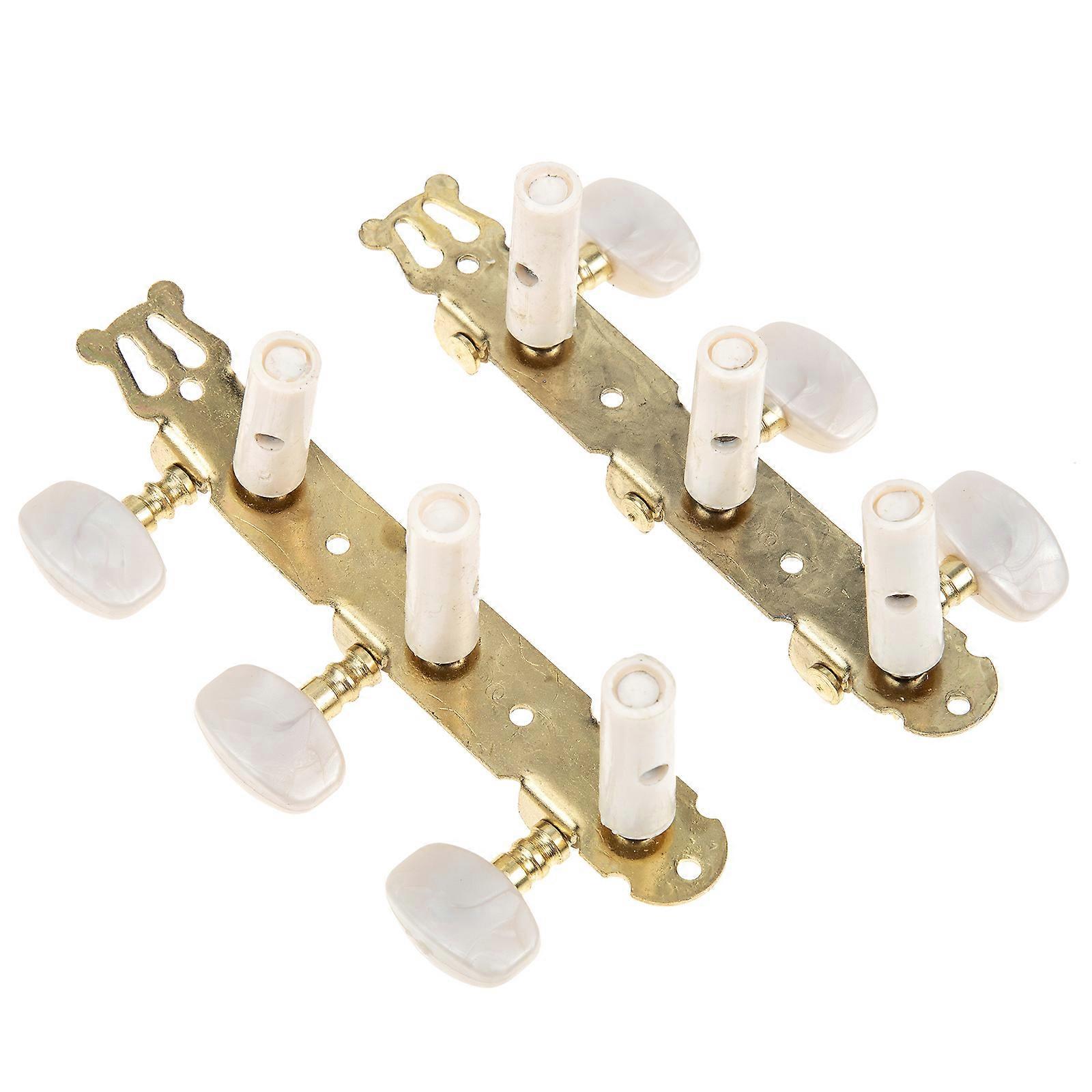 2pcs Durable Guitar Tuning Pegs Replacement Machine Heads for Easy Installation Compatible with Acoustic and Classical Guitars Fine Workmanship