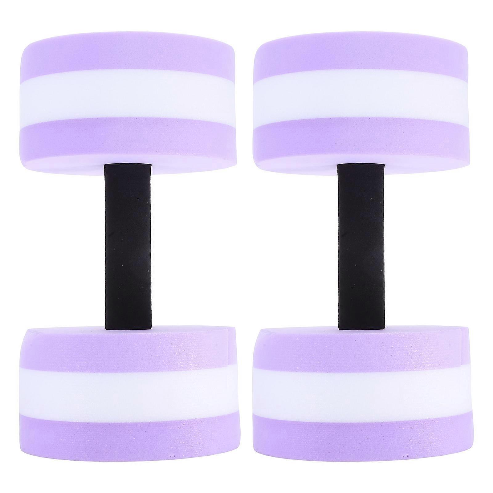 2PCS EVA Water Barbells for Pool Exercise with Great Buoyancy and Resistance 16.5 x 6.5 Inches