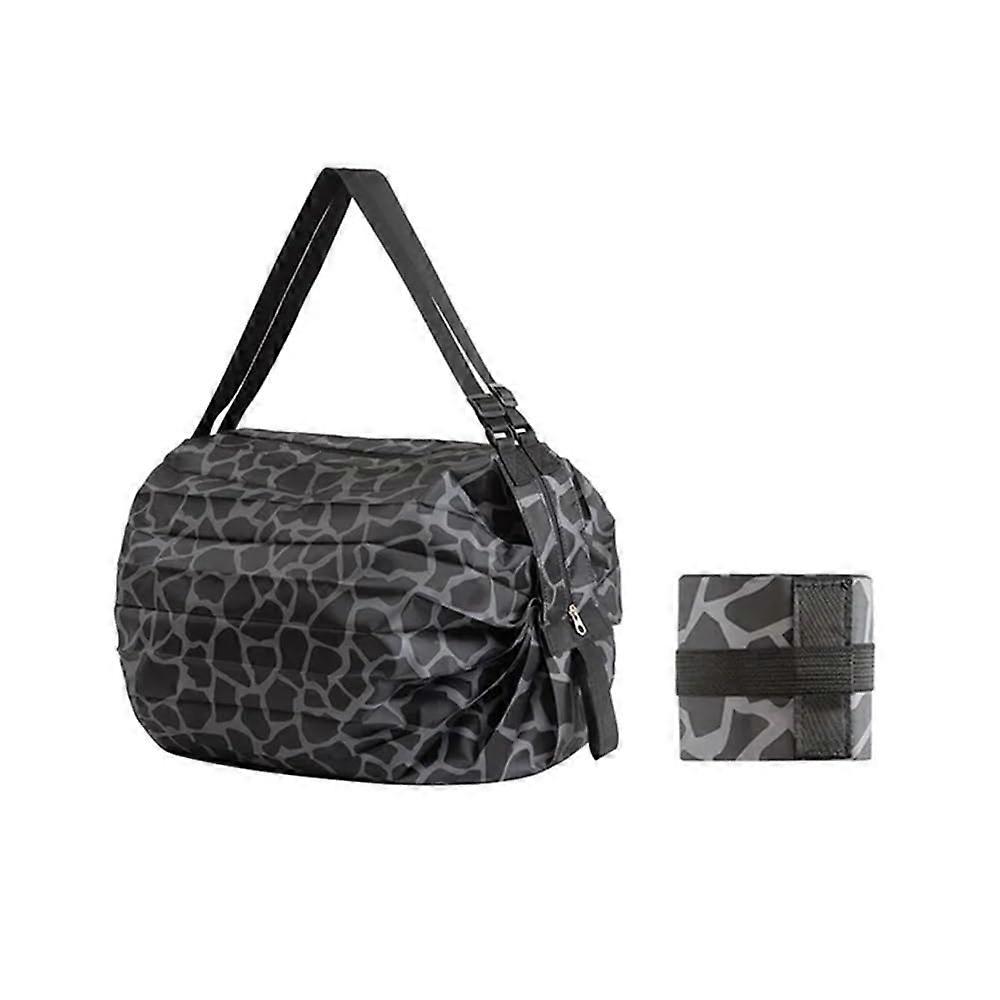 Foldable Shopping Bag with Large Capacity, Eco-Friendly Waterproof Tote, Reusable Travel Storage Bags, Portable Handbag