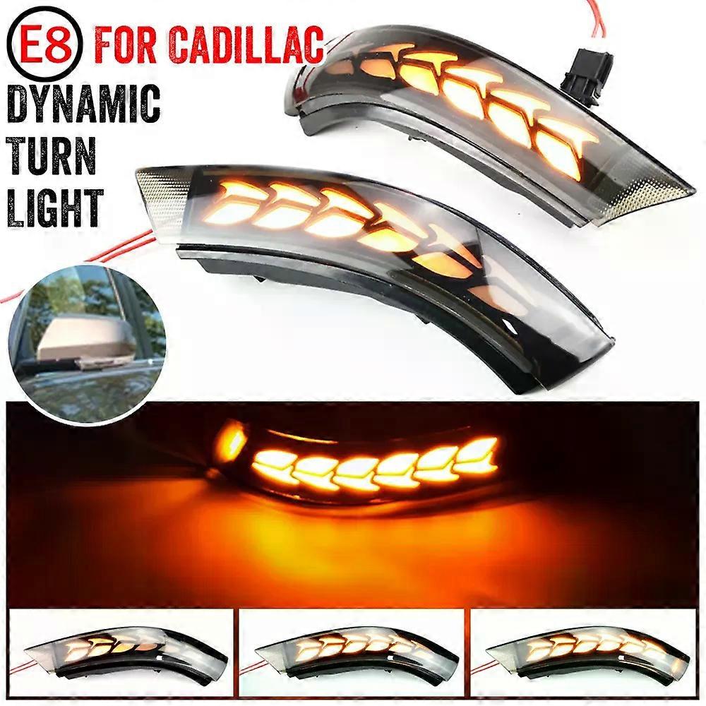 For Cadillac ATS ATS-V 2013-2019 CT4 CT4-V 2020-2022 Car Dynamic Turn Signal Lamp Indicator Blinker Side Rear Mirror Light