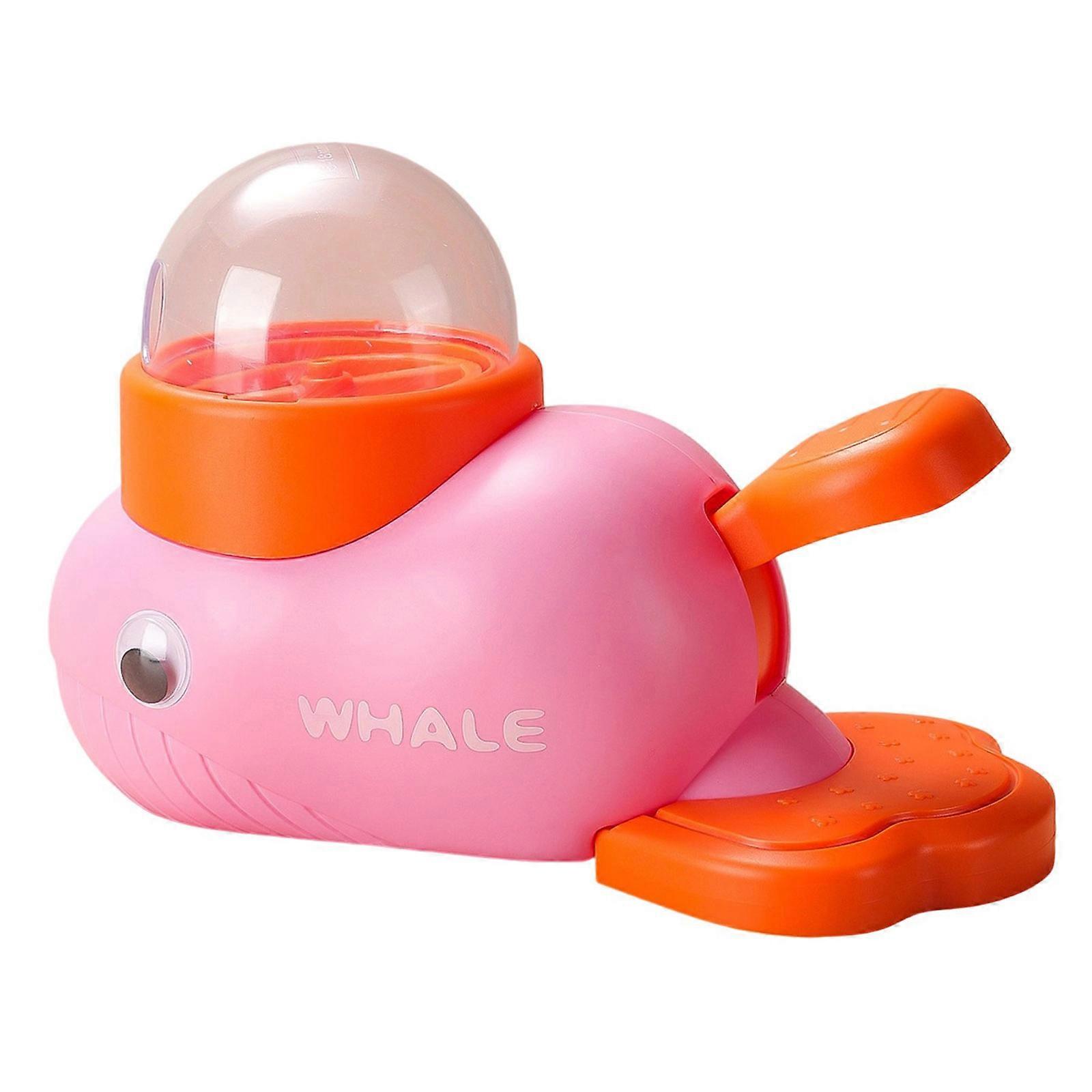 Funny Kittens Foraging Multifunctional Slow Feeder with Treat Teaser Spring Teasing Toy Exercise Flexibility Sensitivity  Pink