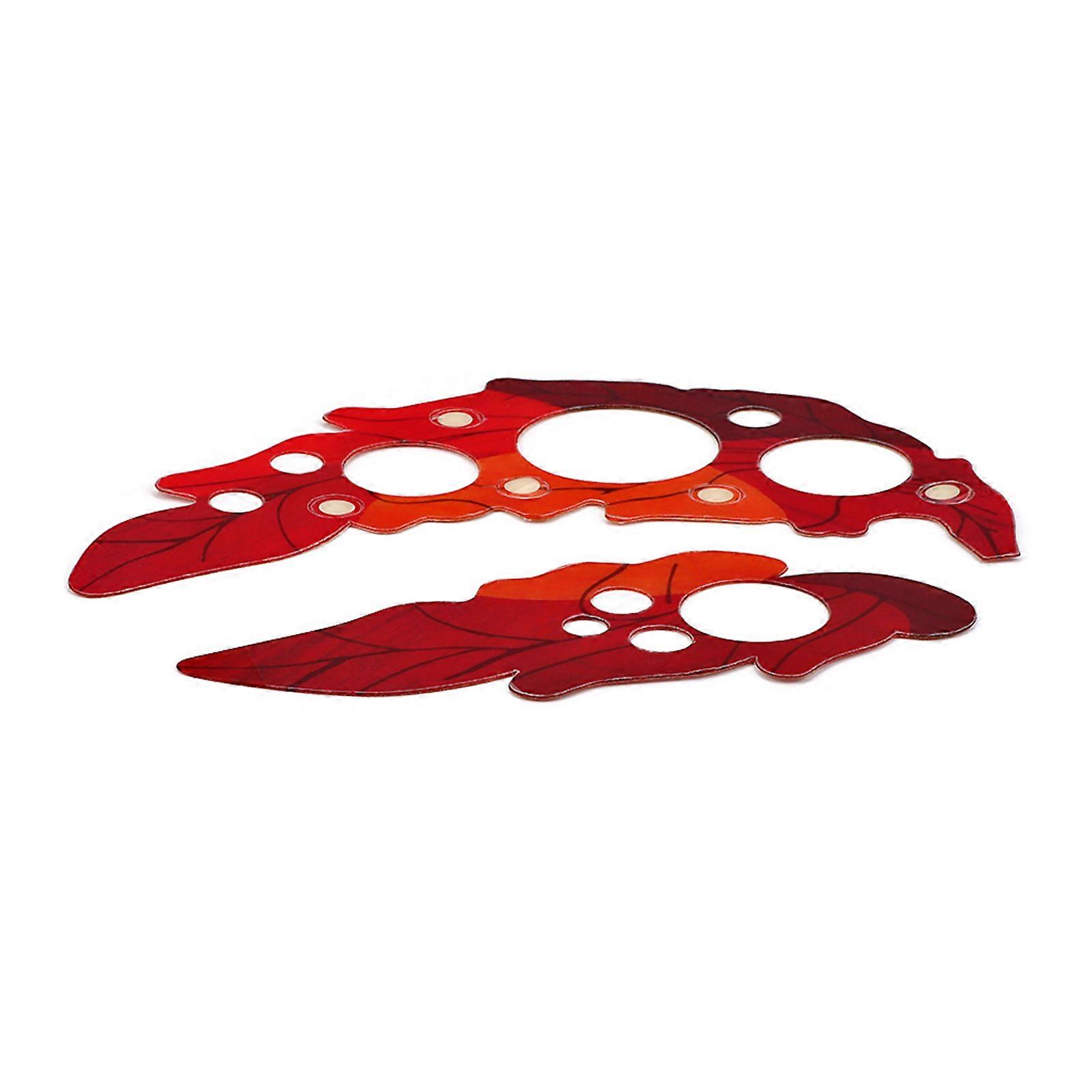 Acoustics Guitar Pickguards Antiscratch Plate Replacement Grape Leaf Shape Scratch Plate Ovations Style Sound Hole Covers Multicolor